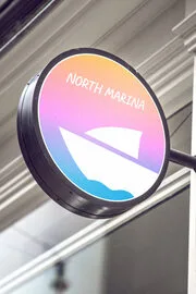 Logo pour l'entreprise fictive North Marina